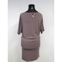 Sukienka Annie z podwójnym dołem - rękaw 3/4 kimono